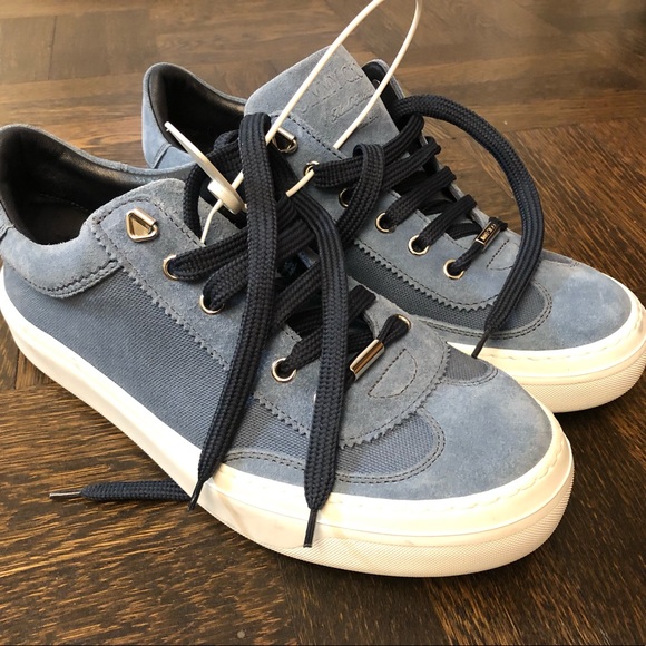 Jimmy Choo Ace Sneaker suede and canvas size 40.5 - Picture 1 of 6